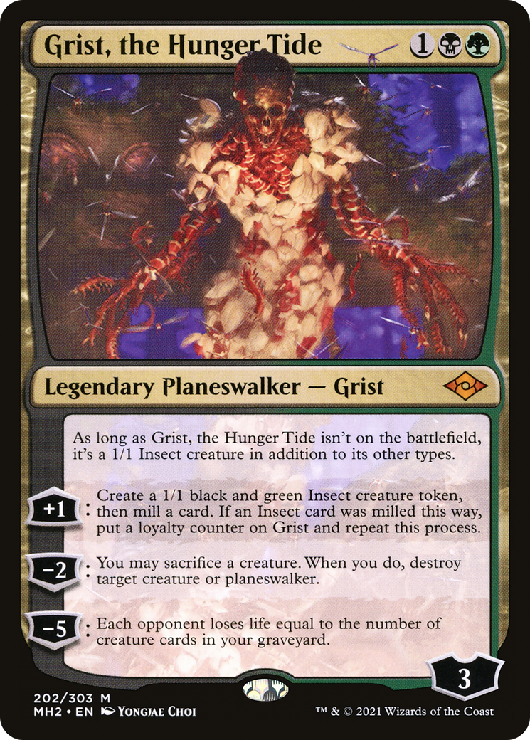 Image of Grist, the Hunger Tide (MH2-202) - Modern Horizons 2 Foil