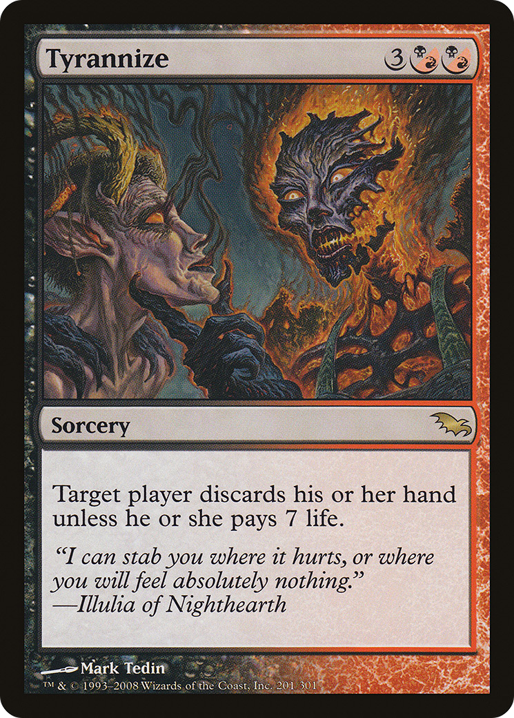 Image of Tyrannize (SHM-201) - Shadowmoor