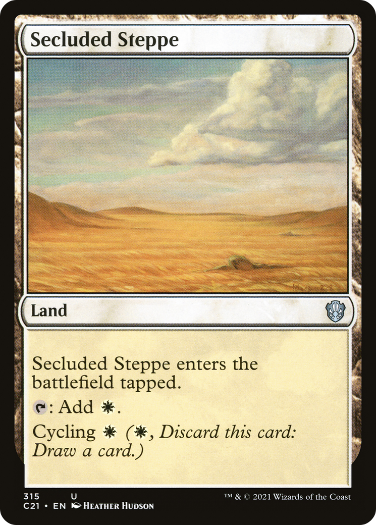 Image of Secluded Steppe (C21-315) - Commander 2021