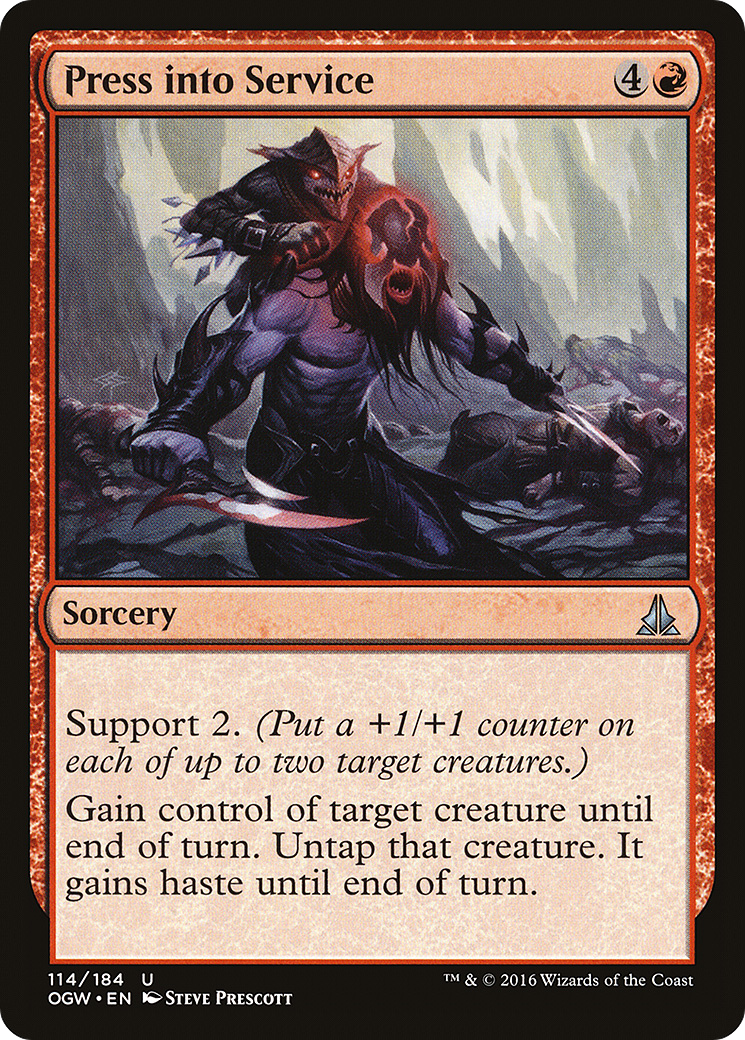 Image of Press into Service (OGW-114) - Oath of the Gatewatch