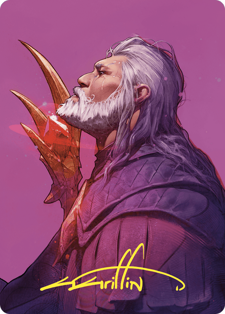 Image of Urza, Lord High Artificer // Urza, Lord High Artificer (ACMM-053) - Commander Masters Art Series (Borderless) Foil