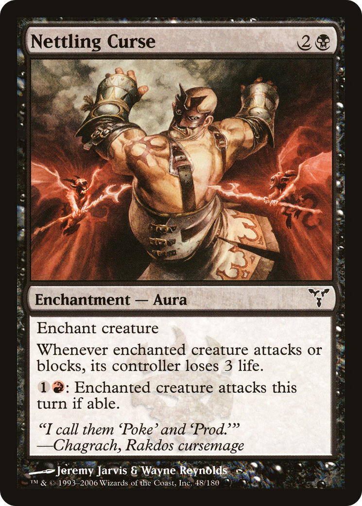 Image of Nettling Curse (DIS-048) - Dissension Foil