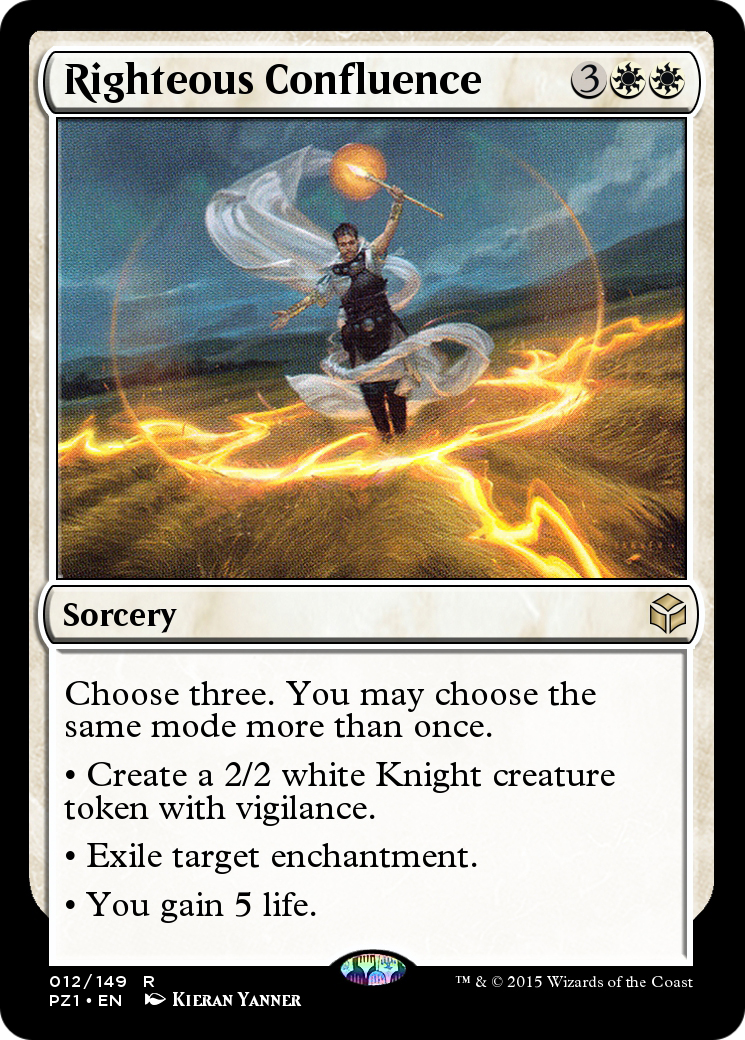 Image of Righteous Confluence (PZ1-012) - Legendary Cube Prize Pack