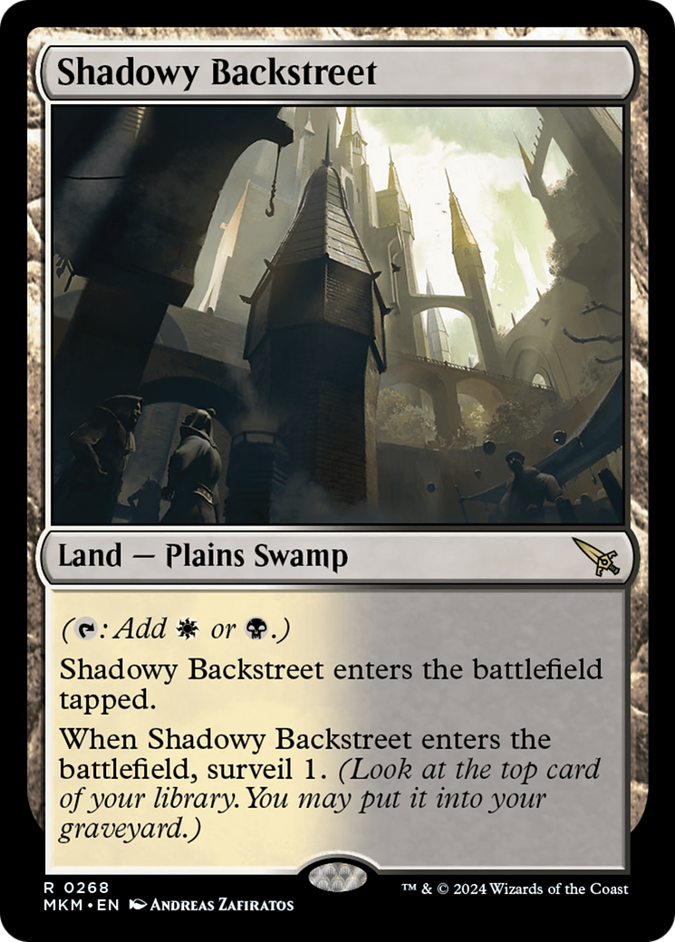 Image of Shadowy Backstreet (MKM-268) - Murders at Karlov Manor Foil