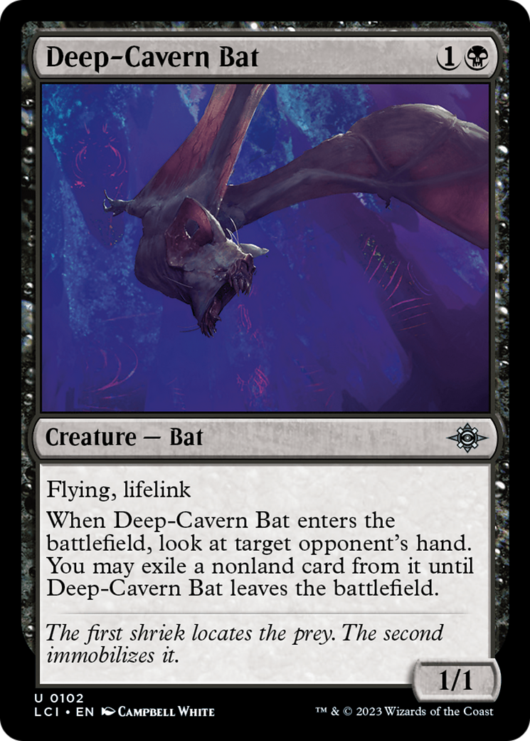 Image of Deep-Cavern Bat (LCI-102) - The Lost Caverns of Ixalan Foil