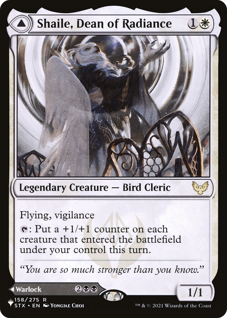 Image of Shaile, Dean of Radiance (LIST-STX-158) - The List