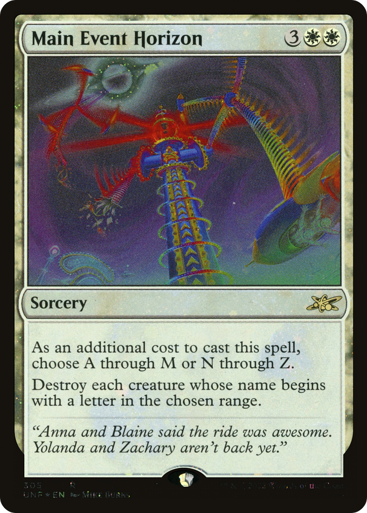 Image of Main Event Horizon (Galaxy Foil) (UNF-305) - Unfinity Foil