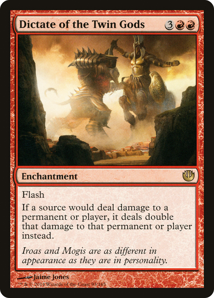 Image of Dictate of the Twin Gods (JOU-093) - Journey into Nyx