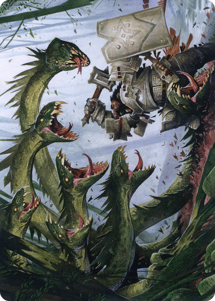 Image of Lair of the Hydra // Lair of the Hydra (AAFR-067) - Adventures in the Forgotten Realms Art Series (Borderless) Foil