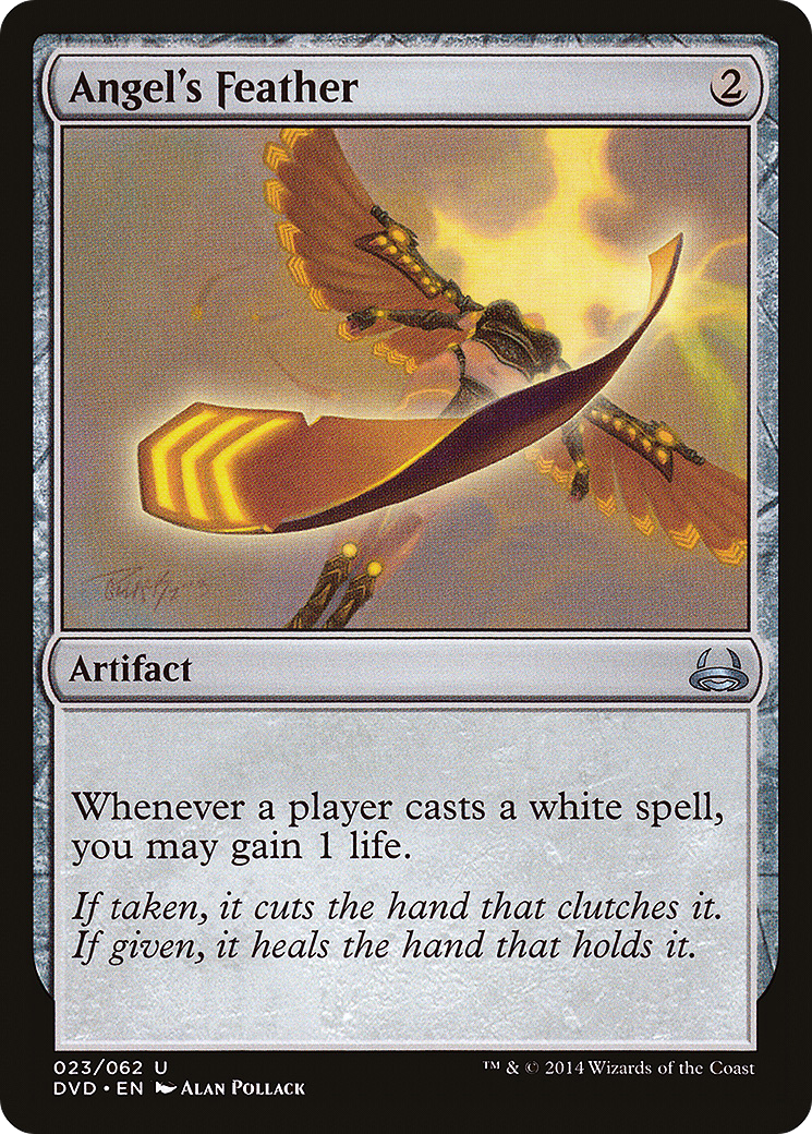 Image of Angel's Feather (DD3-023) - Duel Decks Anthology: Divine vs. Demonic
