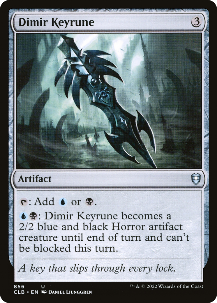 Image of Dimir Keyrune (CLB-856) - Commander Legends: Battle for Baldur's Gate