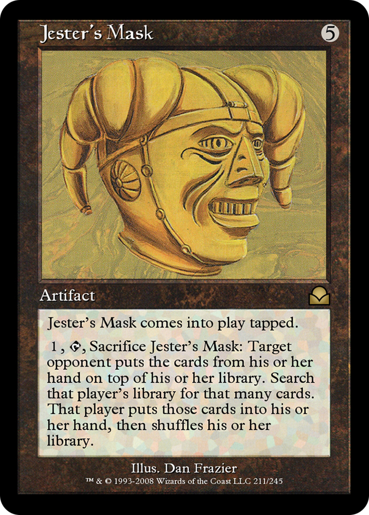 Image of Jester's Mask (ME2-211) - Masters Edition II Foil
