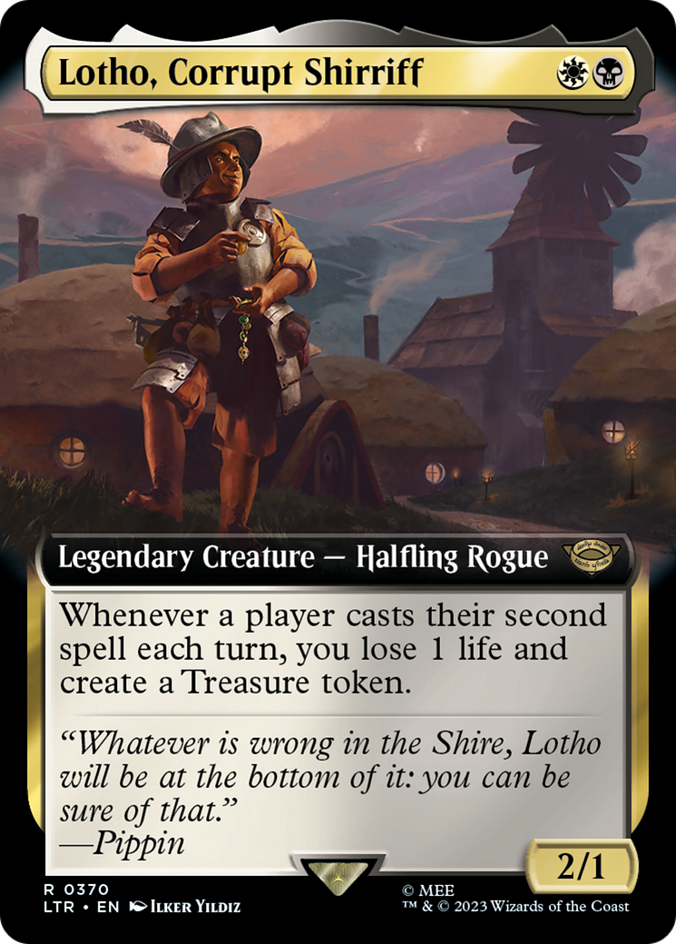 Image of Lotho, Corrupt Shirriff (Extended Art) (LTR-370) - The Lord of the Rings: Tales of Middle-earth: (Extended Art) Foil