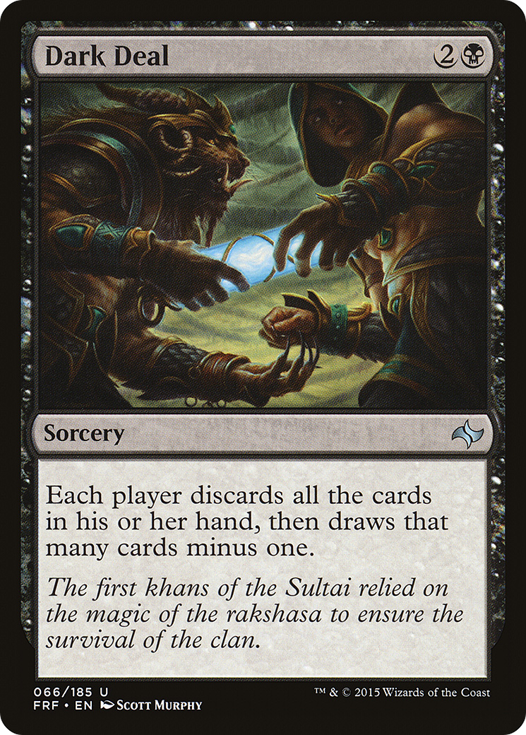Image of Dark Deal (FRF-066) - Fate Reforged Foil