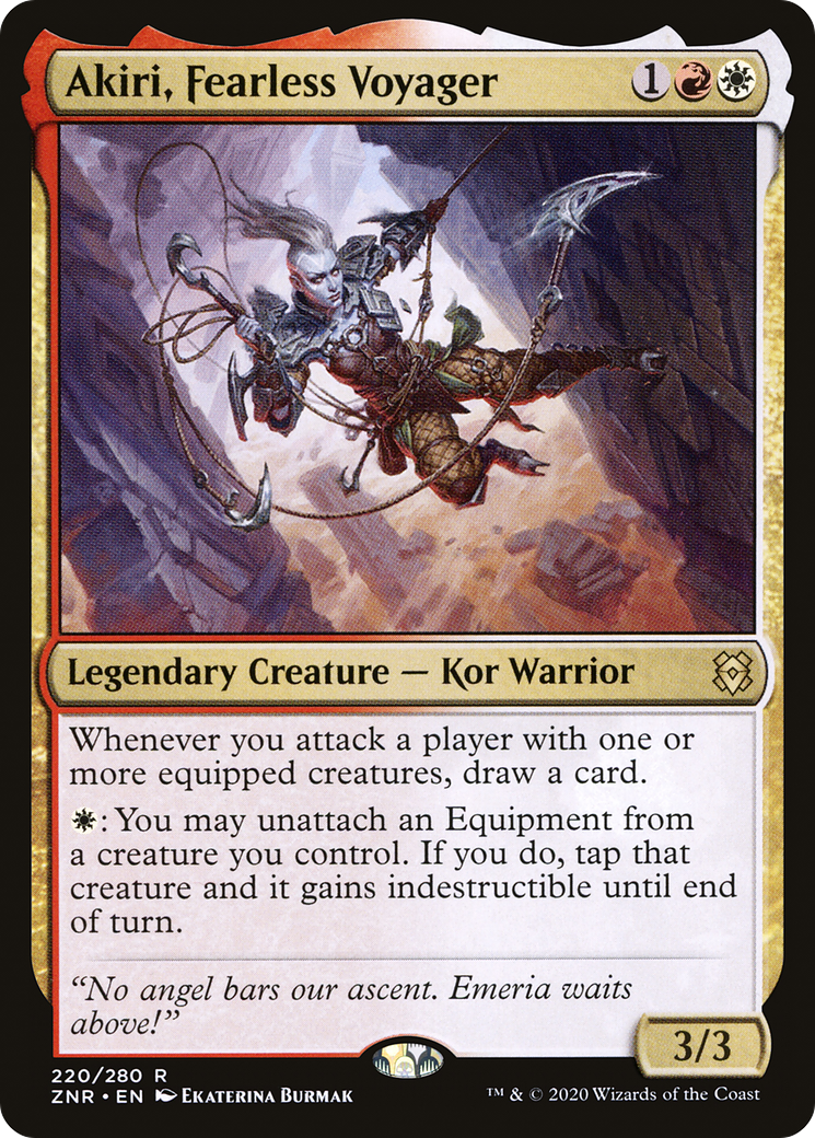 Image of Akiri, Fearless Voyager (ZNR-220) - Zendikar Rising