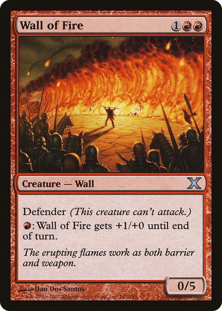 Image of Wall of Fire (10E-247) - Tenth Edition