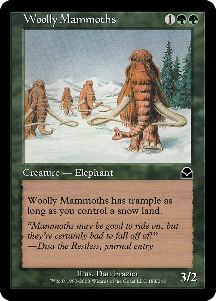 Image of Woolly Mammoths (ME2-188) - Masters Edition II Foil