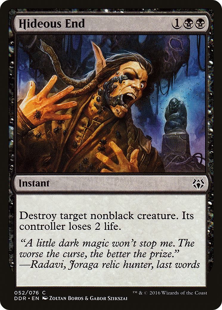 Image of Hideous End (DDR-052) - Duel Decks: Nissa vs. Ob Nixilis