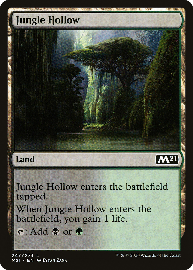 Image of Jungle Hollow (M21-247) - Core Set 2021 Foil