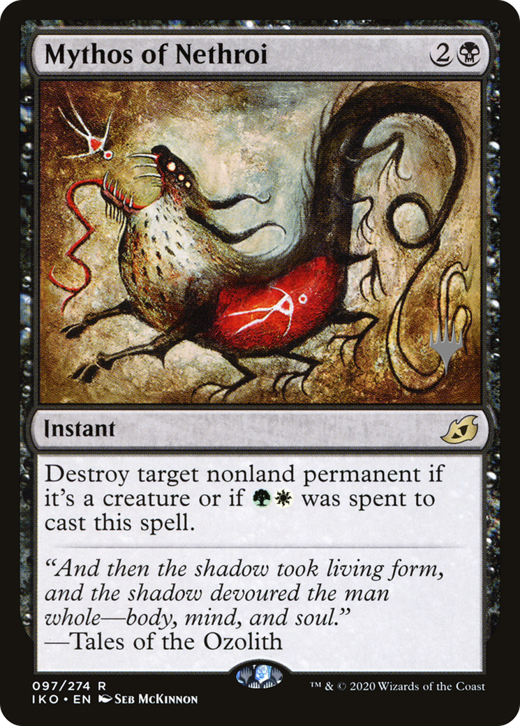 Image of Mythos of Nethroi (PPIKO-097) - Ikoria: Lair of Behemoths Promos Foil