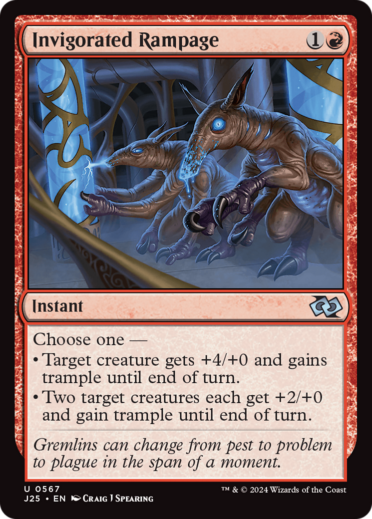 Image of Invigorated Rampage (J25-567) - Foundations Jumpstart