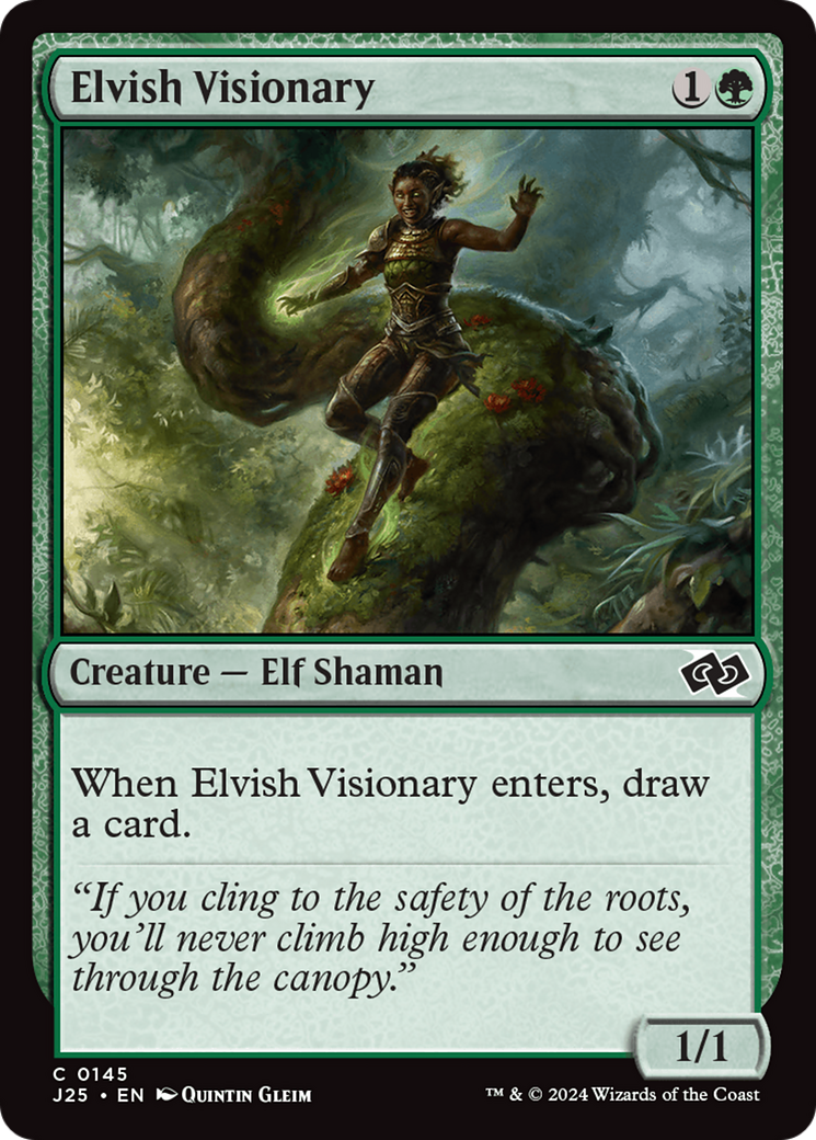 Image of Elvish Visionary (J25-145) - Foundations Jumpstart