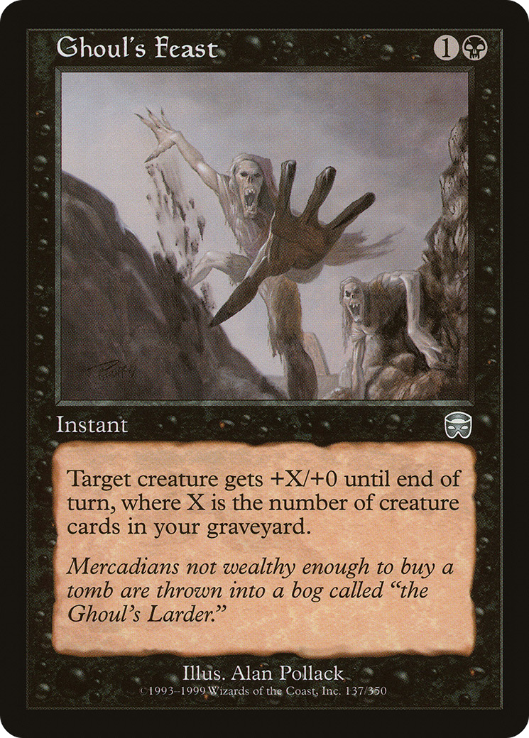 Image of Ghoul's Feast (MMQ-137) - Mercadian Masques