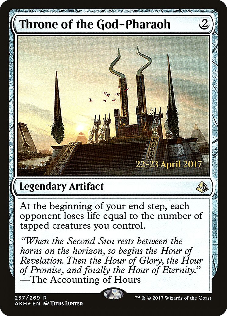 Image of Throne of the God-Pharaoh (PRE-237S) - Amonkhet Promos Foil