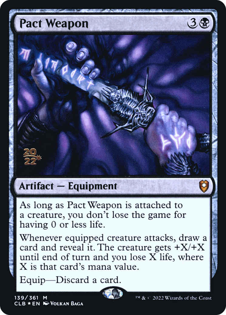 Image of Pact Weapon (PRE-139S) - Battle for Baldur's Gate Promos Foil