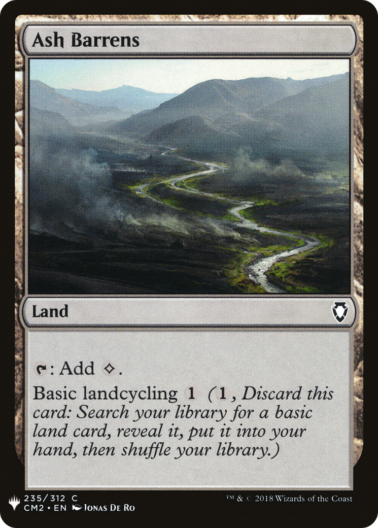 Image of Ash Barrens (LIST-235) - The List