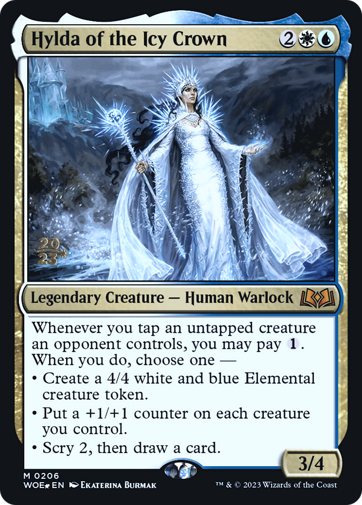 Image of Hylda of the Icy Crown (PRE-206) - Wilds of Eldraine Promos Foil