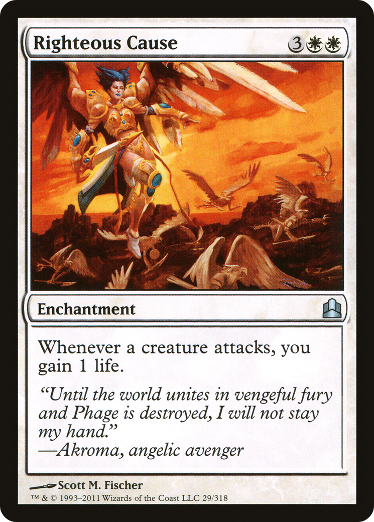 Image of Righteous Cause (CMD-029) - Commander 2011