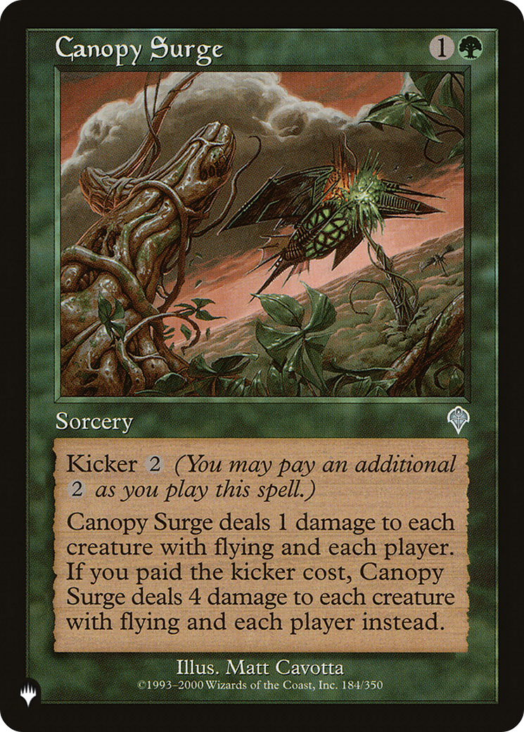 Image of Canopy Surge (LIST-INV-184) - The List