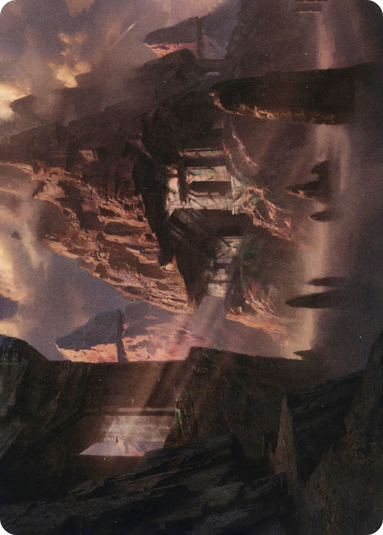 Image of Mountain // Mountain (AAFR-062) - Adventures in the Forgotten Realms Art Series (Borderless) Foil