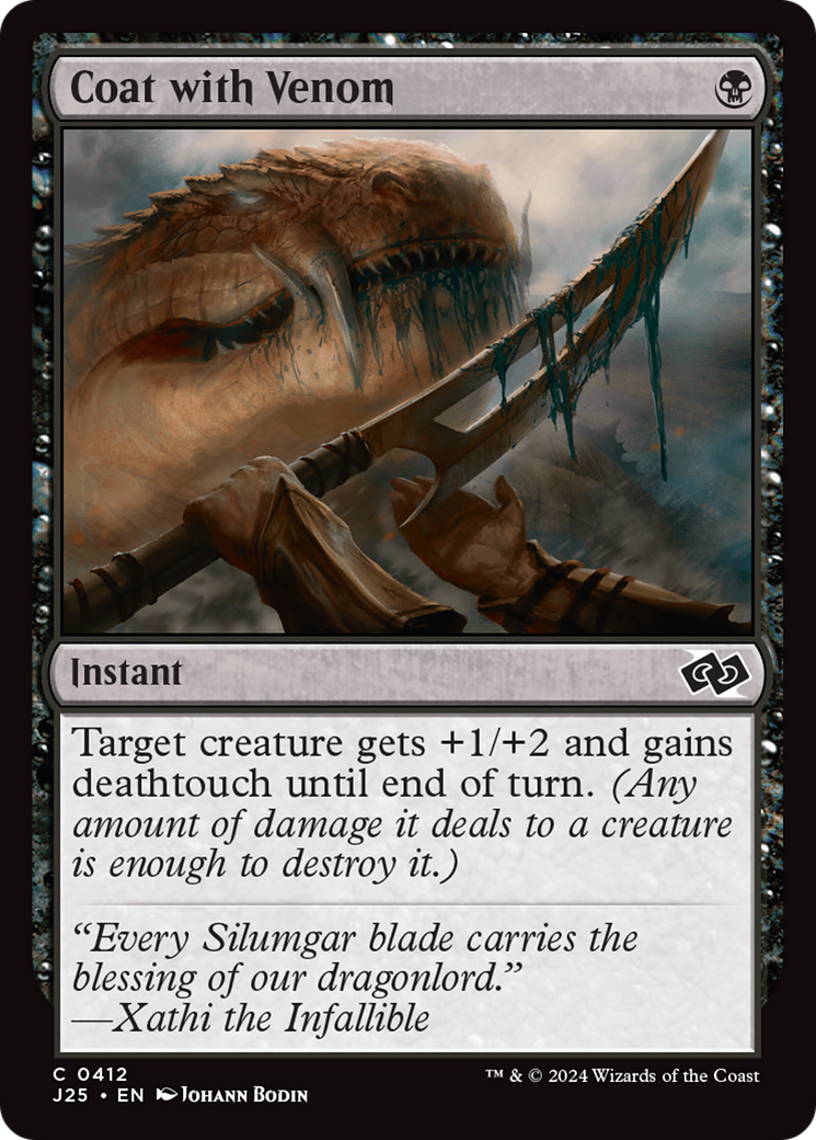 Image of Coat with Venom (J25-412) - Foundations Jumpstart