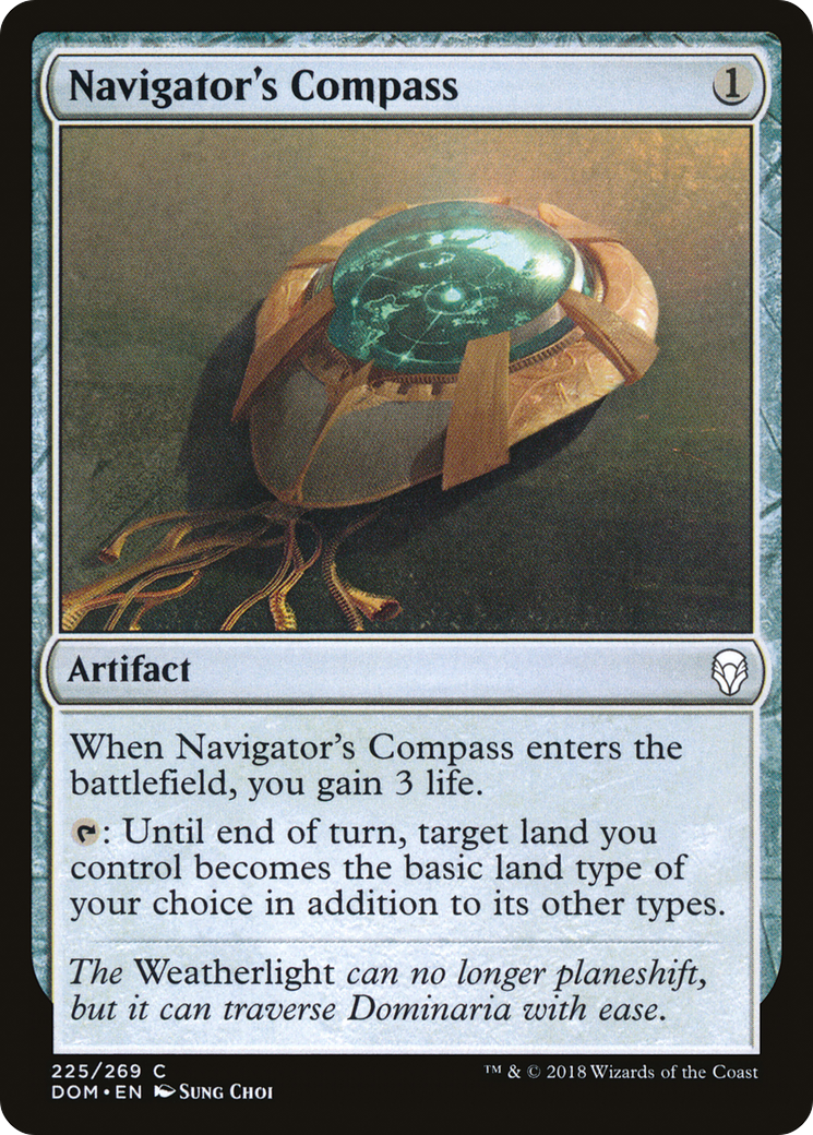 Image of Navigator's Compass (DOM-225) - Dominaria Foil