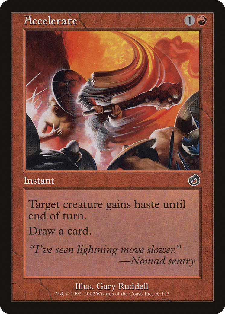 Image of Accelerate (TOR-090) - Torment Foil