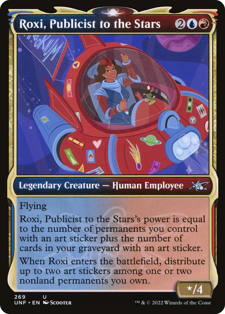 Image of Roxi, Publicist to the Stars (Showcase) (UNF-269) - Unfinity: (Showcase) Foil