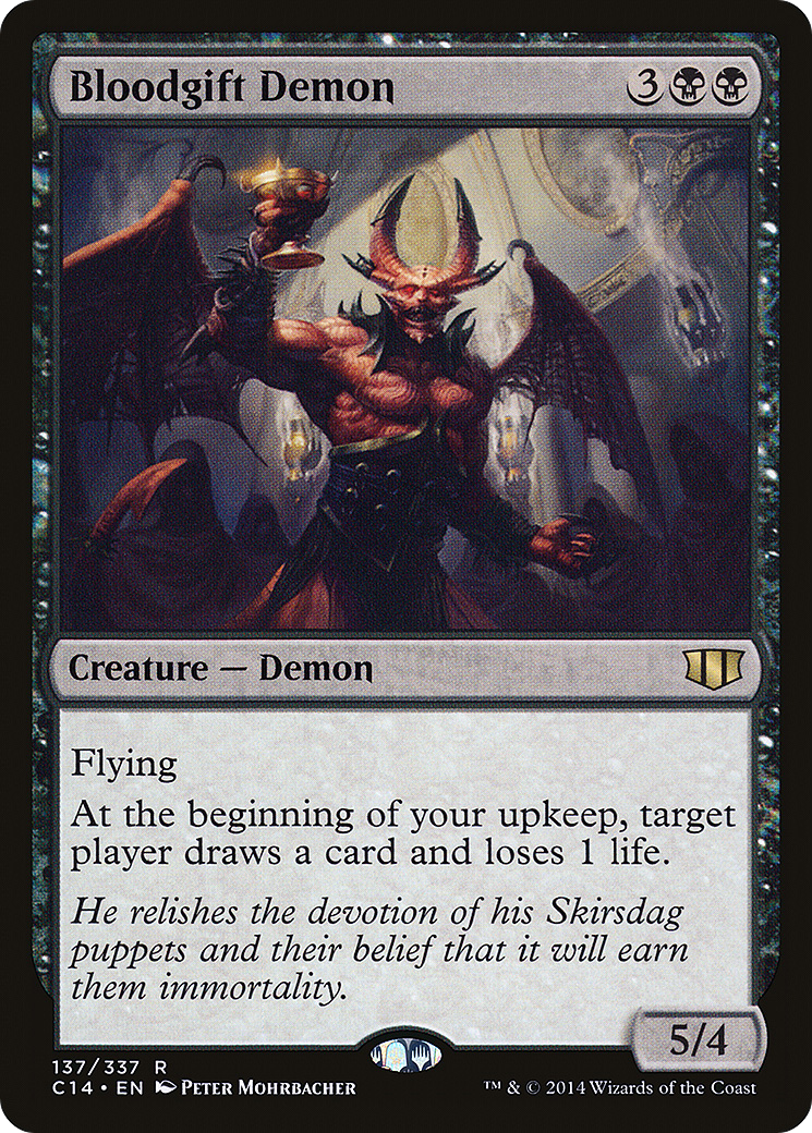 Image of Bloodgift Demon (C14-137) - Commander 2014