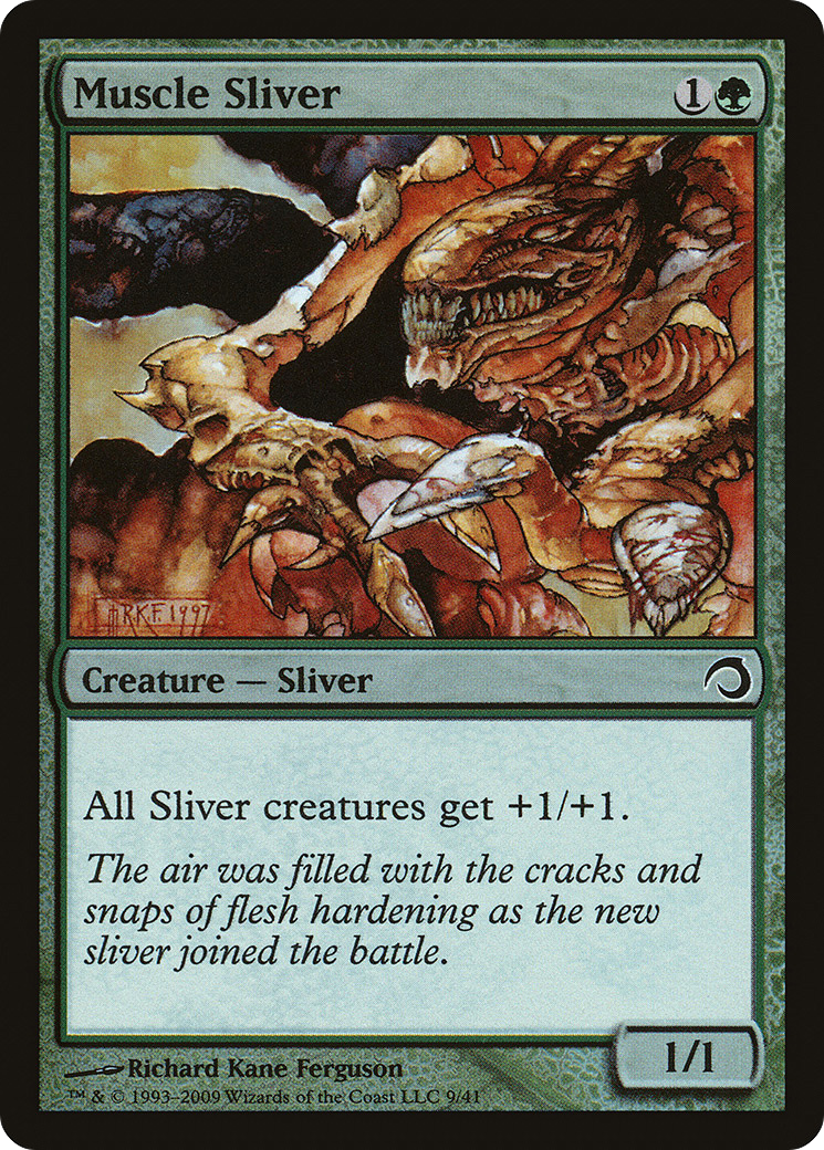 Image of Muscle Sliver (PDS-009) - Premium Deck Series: Slivers Foil