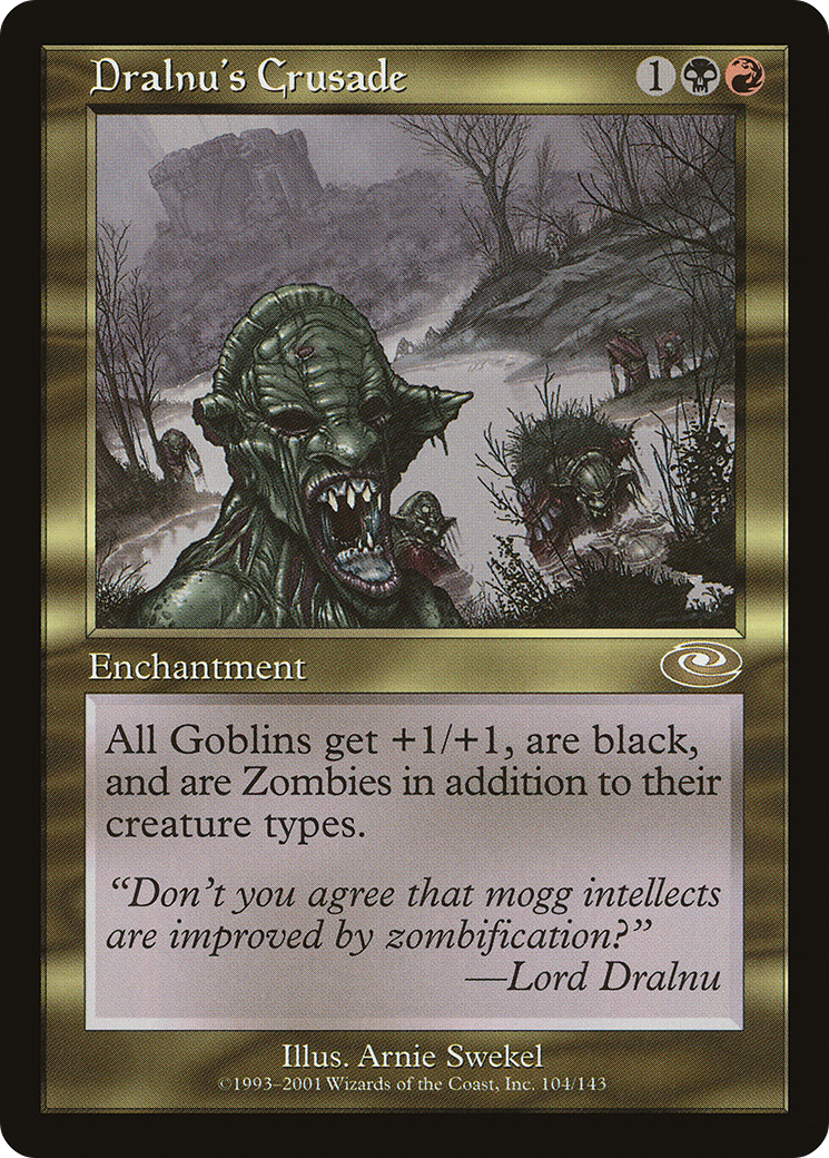 Image of Dralnu's Crusade (PLS-104) - Planeshift Foil
