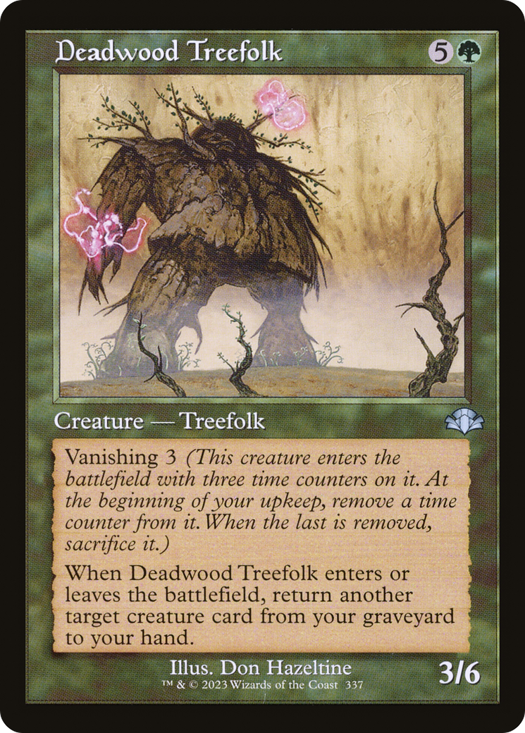 Image of Deadwood Treefolk (Retro Frame) (DMR-337) - Dominaria Remastered Foil