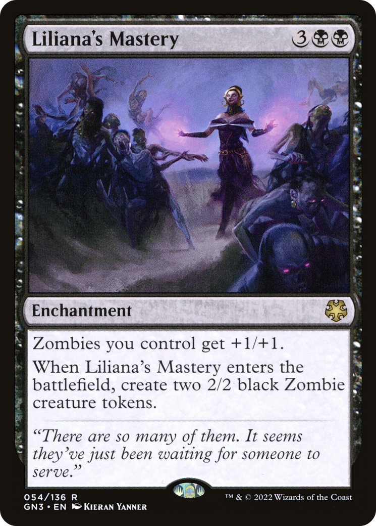 Image of Liliana's Mastery (GN3-054) - Game Night: Free-for-All