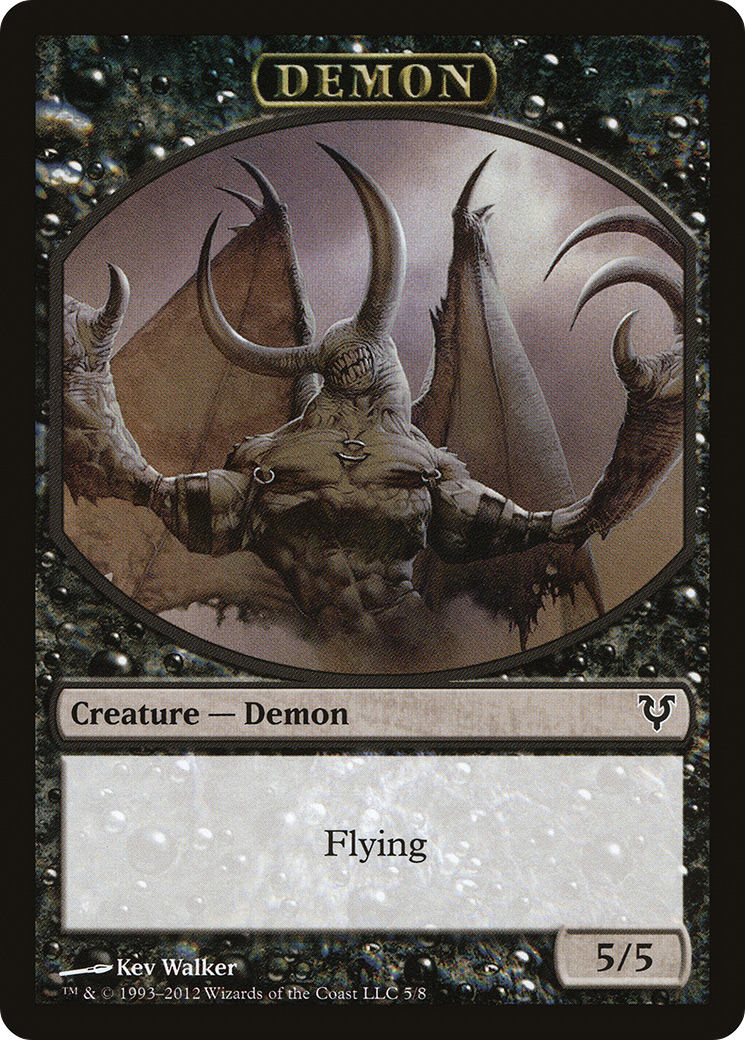 Image of Demon Token (AVR-005) - Avacyn Restored Tokens