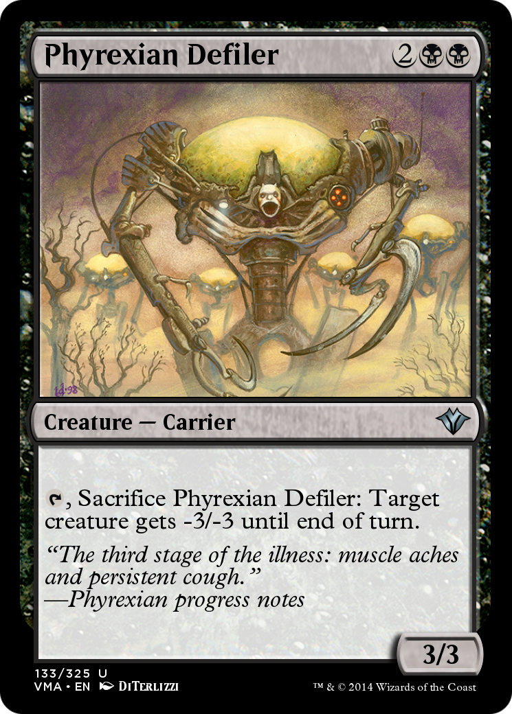 Image of Phyrexian Defiler (VMA-133) - Vintage Masters Foil