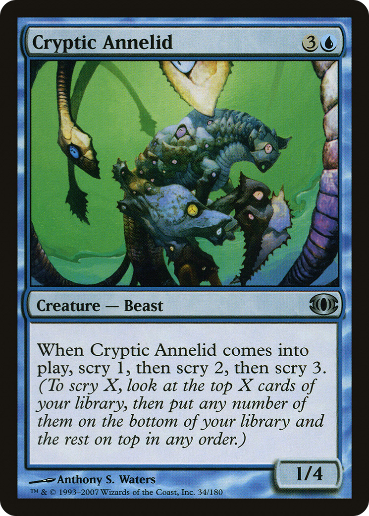 Image of Cryptic Annelid (FUT-034) - Future Sight Foil