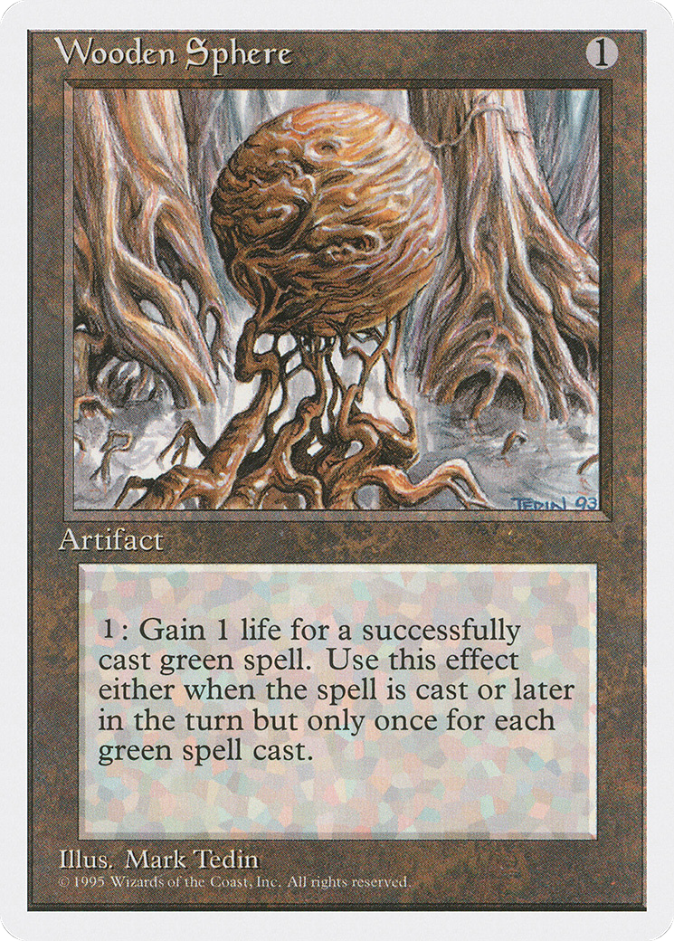 Image of Wooden Sphere (4ED-) - Fourth Edition