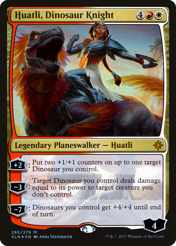 Image of Huatli, Dinosaur Knight (XLN-285) - Ixalan