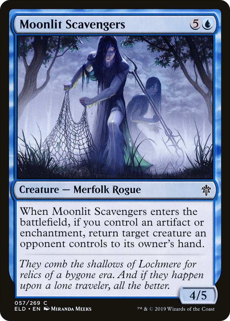 Image of Moonlit Scavengers (ELD-057) - Throne of Eldraine