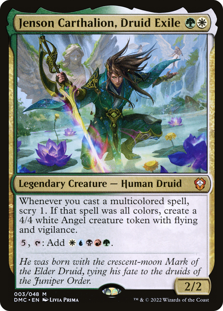 Image of Jenson Carthalion, Druid Exile (DMC-003) - Dominaria United Commander